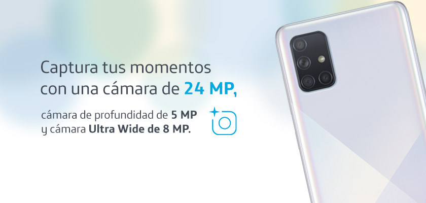 Samsung Galaxy A71 Negro detalle 1