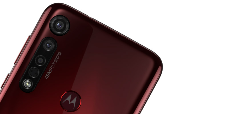 Motorola Moto G8 Plus 64 GB Rubí detalle 2