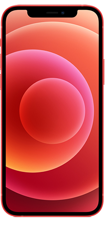 Apple iPhone 12 64GB Rojo Frontal