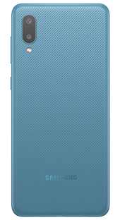 Samsung Galaxy A02 32 GB Azul Trasera