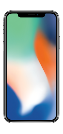 Apple iPhone X 64GB Plata Frontal