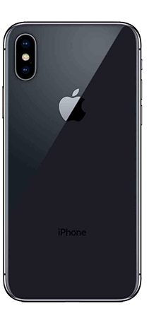 Apple iPhone X 64GB Gris Trasera