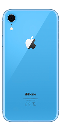 Iphone XR 64 GB azul Back