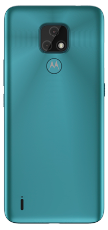 Motorola E7 32 GB Azul Trasera