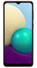 Samsung Galaxy A02 32 GB Rojo Frontal