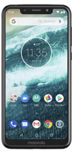 Moto One 64 GB Negro Frontal