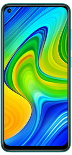 Xiaomi Note 9 128 GB Verde Frontal